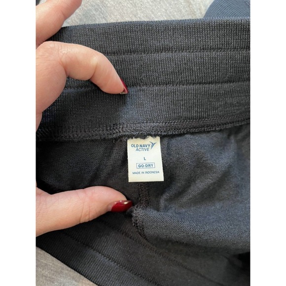 Old Navy Active Mens Joggers Size Large Navy Blue Mid Rise O6 - Picture 4 of 8